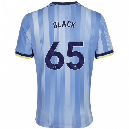 Kandiny Gyermek Leo Black #65 Világoskék Idegenbeli Jersey 2024/25 Mez Póló Ing