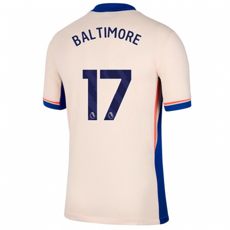 Kandiny Gyermek Sandy Baltimore #17 Világos Bézs Idegenbeli Jersey 2024/25 Mez Póló Ing