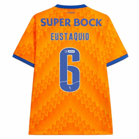 Kandiny Gyermek Stephen Eustaquio #6 Narancs Idegenbeli Jersey 2024/25 Mez Póló Ing