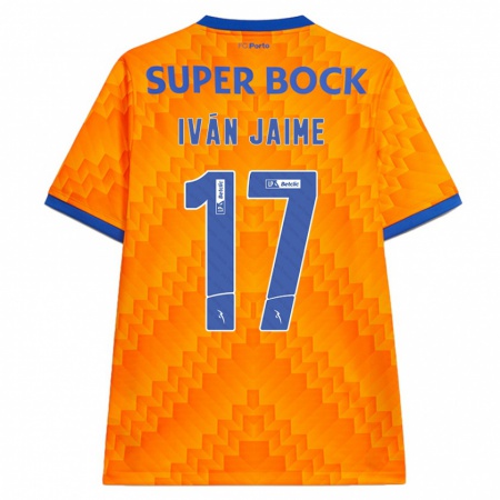 Kandiny Gyermek Iván Jaime #17 Narancs Idegenbeli Jersey 2024/25 Mez Póló Ing