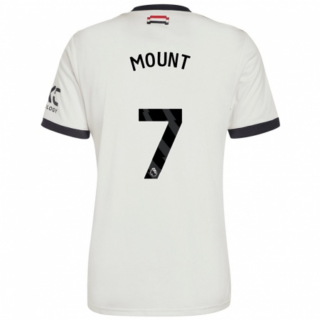 Kandiny Gyermek Mason Mount #7 Törtfehér Harmadik Számú Jersey 2024/25 Mez Póló Ing