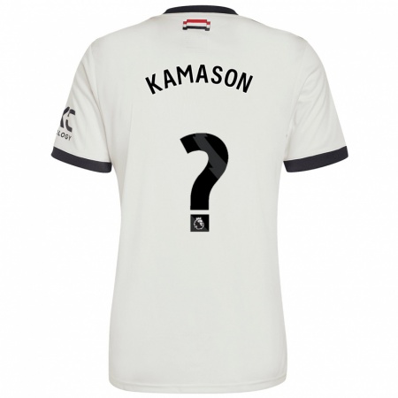 Kandiny Gyermek Jaydan Kamason #0 Törtfehér Harmadik Számú Jersey 2024/25 Mez Póló Ing