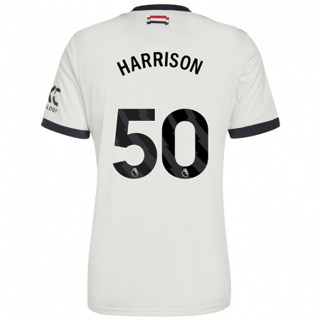 Kandiny Gyermek Elyh Harrison #50 Törtfehér Harmadik Számú Jersey 2024/25 Mez Póló Ing