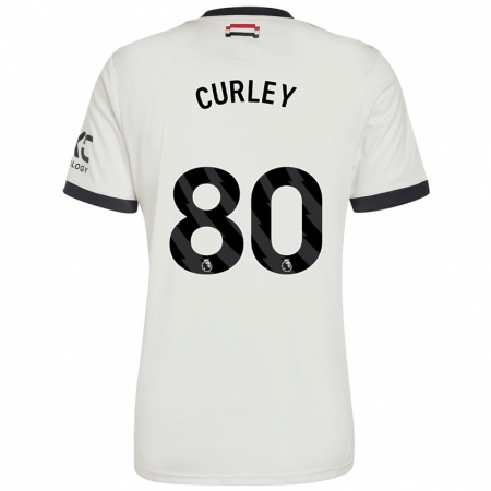 Kandiny Gyermek Ruben Curley #80 Törtfehér Harmadik Számú Jersey 2024/25 Mez Póló Ing