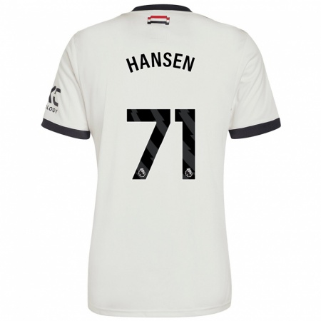 Kandiny Gyermek Isak Hansen-Aaroen #71 Törtfehér Harmadik Számú Jersey 2024/25 Mez Póló Ing