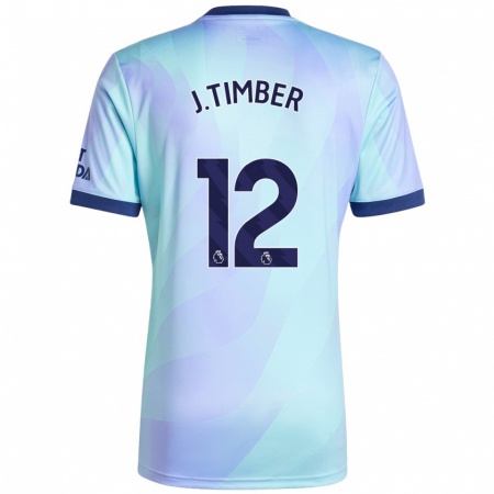 Kandiny Gyermek Jurrien Timber #12 Aqua Harmadik Számú Jersey 2024/25 Mez Póló Ing