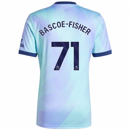 Kandiny Gyermek Jakai Bascoe-Fisher #71 Aqua Harmadik Számú Jersey 2024/25 Mez Póló Ing