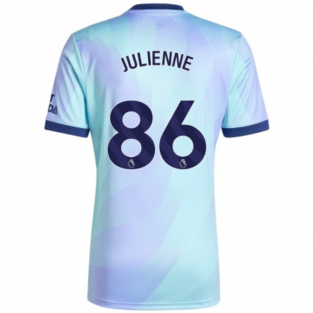 Kandiny Gyermek Theo Julienne #86 Aqua Harmadik Számú Jersey 2024/25 Mez Póló Ing