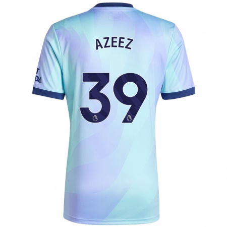 Kandiny Gyermek Miguel Azeez #39 Aqua Harmadik Számú Jersey 2024/25 Mez Póló Ing