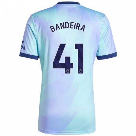 Kandiny Gyermek Mauro Bandeira #41 Aqua Harmadik Számú Jersey 2024/25 Mez Póló Ing