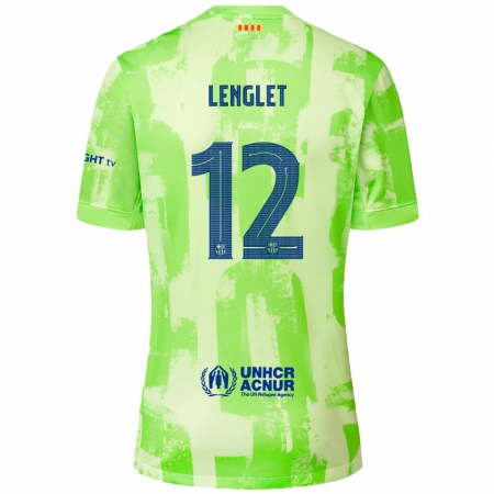 Kandiny Gyermek Clément Lenglet #12 Mész Harmadik Számú Jersey 2024/25 Mez Póló Ing