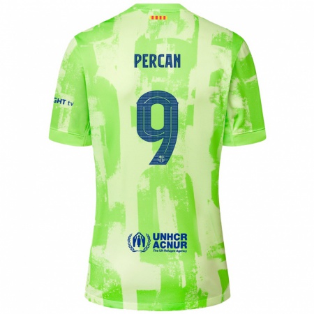 Kandiny Gyermek Diego Percan #9 Mész Harmadik Számú Jersey 2024/25 Mez Póló Ing