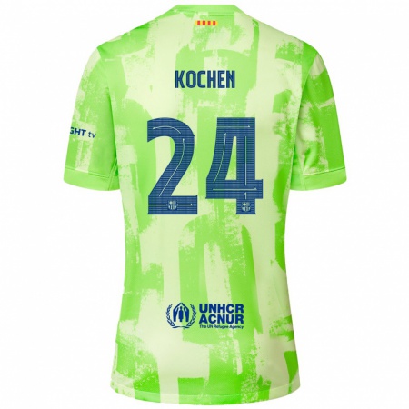 Kandiny Gyermek Diego Kochen #24 Mész Harmadik Számú Jersey 2024/25 Mez Póló Ing