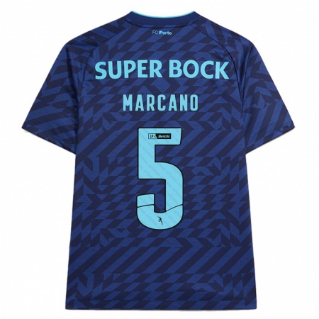 Kandiny Gyermek Iván Marcano #5 Sötétkék Harmadik Számú Jersey 2024/25 Mez Póló Ing