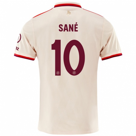 Kandiny Gyermek Leroy Sané #10 Vászon Harmadik Számú Jersey 2024/25 Mez Póló Ing