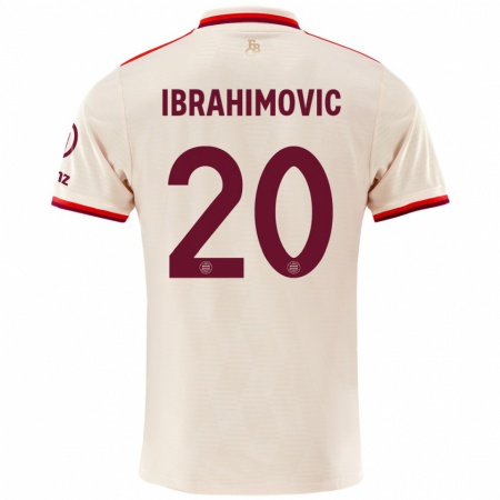 Kandiny Gyermek Arijon Ibrahimovic #20 Vászon Harmadik Számú Jersey 2024/25 Mez Póló Ing