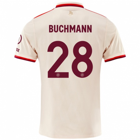 Kandiny Gyermek Tarek Buchmann #28 Vászon Harmadik Számú Jersey 2024/25 Mez Póló Ing