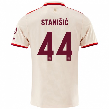 Kandiny Gyermek Josip Stanisic #44 Vászon Harmadik Számú Jersey 2024/25 Mez Póló Ing