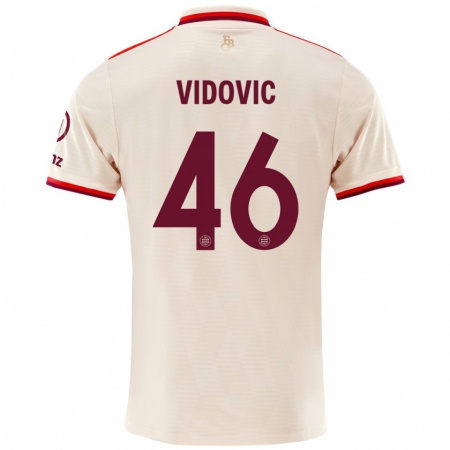 Kandiny Gyermek Gabriel Vidovic #46 Vászon Harmadik Számú Jersey 2024/25 Mez Póló Ing