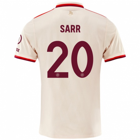 Kandiny Gyermek Bouna Sarr #20 Vászon Harmadik Számú Jersey 2024/25 Mez Póló Ing