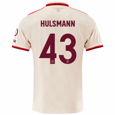 Kandiny Gyermek Tom Hülsmann #43 Vászon Harmadik Számú Jersey 2024/25 Mez Póló Ing