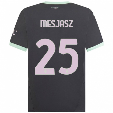 Kandiny Gyermek Małgorzata Mesjasz #25 Szürke Harmadik Számú Jersey 2024/25 Mez Póló Ing