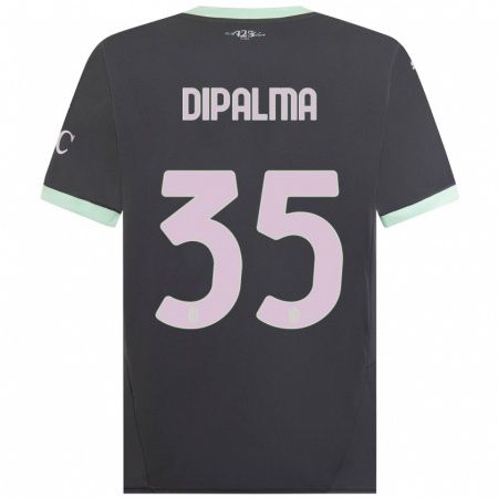 Kandiny Gyermek Matteo Dipalma #35 Szürke Harmadik Számú Jersey 2024/25 Mez Póló Ing