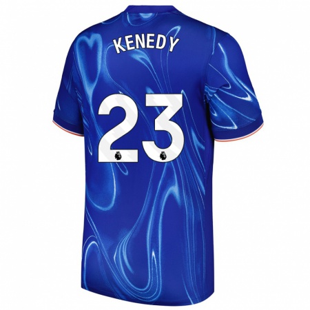 Kandiny Férfi Robert Kenedy #23 Kék Fehér Hazai Jersey 2024/25 Mez Póló Ing