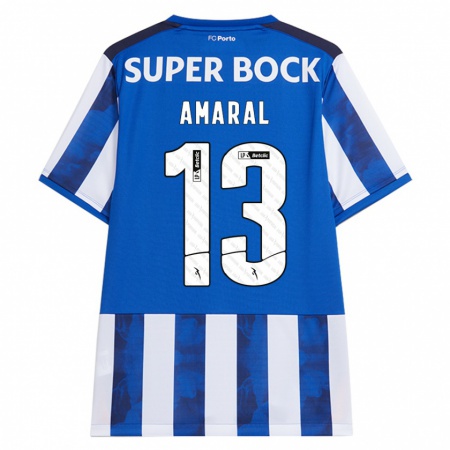 Kandiny Férfi Fábio Amaral #13 Kék Fehér Hazai Jersey 2024/25 Mez Póló Ing