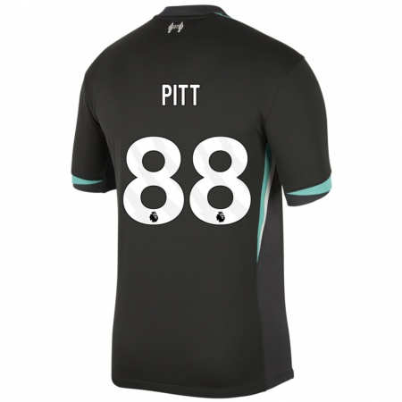 Kandiny Férfi Lucas Pitt #88 Fekete Antracit Fehér Idegenbeli Jersey 2024/25 Mez Póló Ing