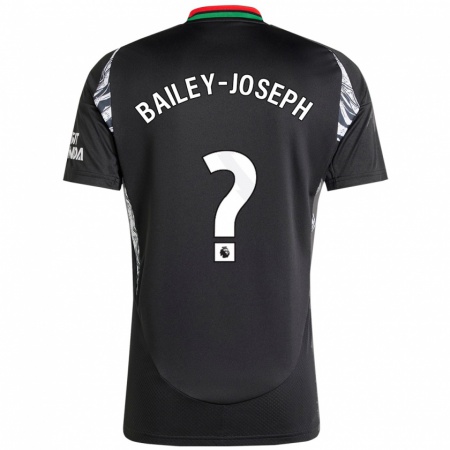 Kandiny Férfi Brando Bailey-Joseph #0 Fekete Idegenbeli Jersey 2024/25 Mez Póló Ing