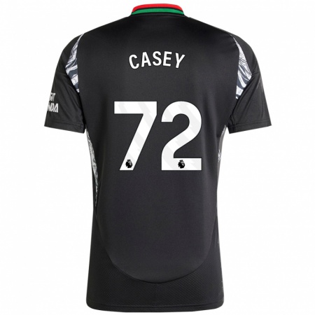 Kandiny Férfi Dan Casey #72 Fekete Idegenbeli Jersey 2024/25 Mez Póló Ing