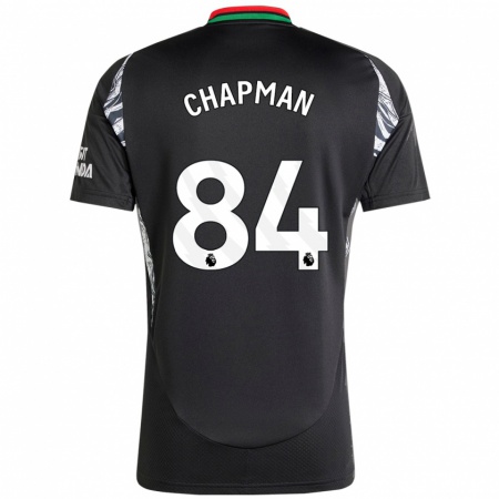 Kandiny Férfi Samuel Chapman #84 Fekete Idegenbeli Jersey 2024/25 Mez Póló Ing