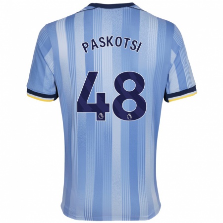 Kandiny Férfi Maksim Paskotsi #48 Világoskék Idegenbeli Jersey 2024/25 Mez Póló Ing