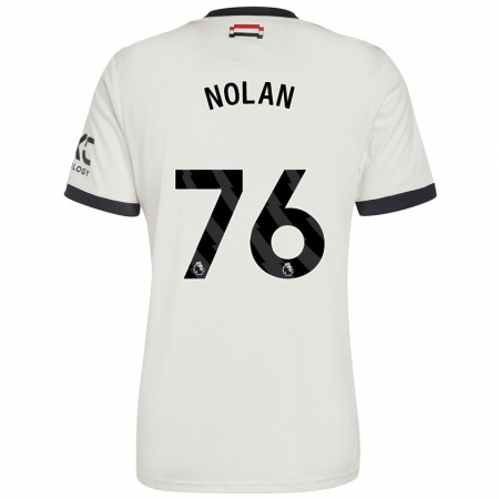 Kandiny Férfi James Nolan #76 Törtfehér Harmadik Számú Jersey 2024/25 Mez Póló Ing