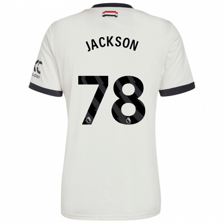 Kandiny Férfi Louis Jackson #78 Törtfehér Harmadik Számú Jersey 2024/25 Mez Póló Ing