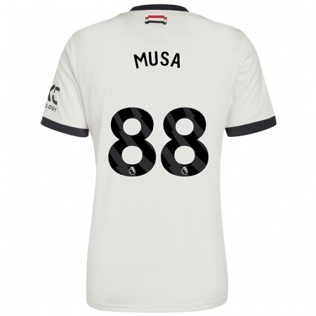 Kandiny Férfi Victor Musa #88 Törtfehér Harmadik Számú Jersey 2024/25 Mez Póló Ing