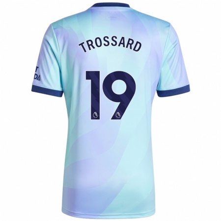 Kandiny Férfi Leandro Trossard #19 Aqua Harmadik Számú Jersey 2024/25 Mez Póló Ing