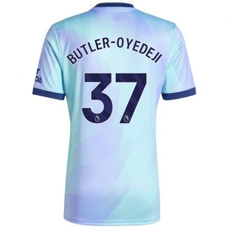 Kandiny Férfi Nathan Butler-Oyedeji #37 Aqua Harmadik Számú Jersey 2024/25 Mez Póló Ing