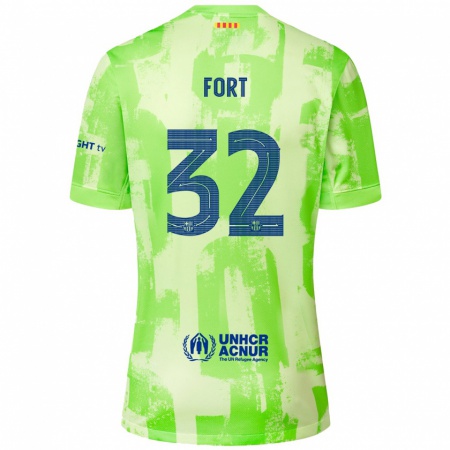 Kandiny Férfi Héctor Fort #32 Mész Harmadik Számú Jersey 2024/25 Mez Póló Ing