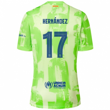 Kandiny Férfi Juan Hernández #17 Mész Harmadik Számú Jersey 2024/25 Mez Póló Ing