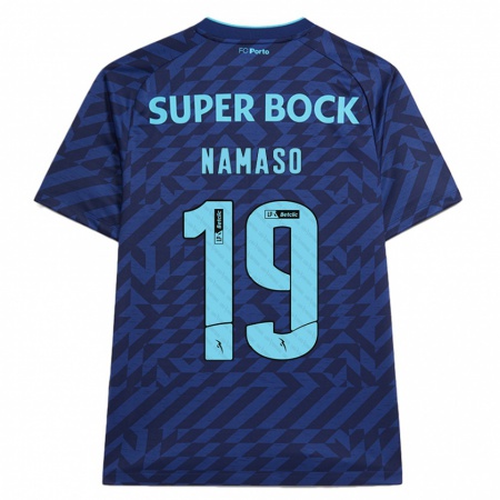 Kandiny Férfi Danny Namaso #19 Sötétkék Harmadik Számú Jersey 2024/25 Mez Póló Ing