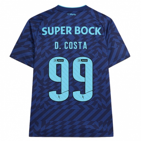 Kandiny Férfi Diogo Costa #99 Sötétkék Harmadik Számú Jersey 2024/25 Mez Póló Ing