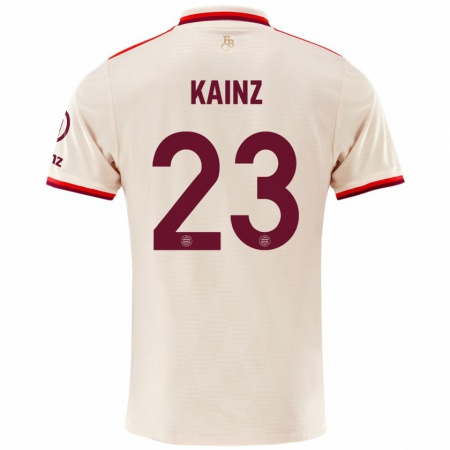 Kandiny Férfi Manuel Kainz #23 Vászon Harmadik Számú Jersey 2024/25 Mez Póló Ing