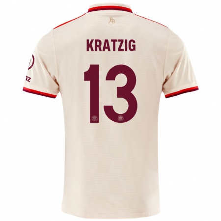 Kandiny Férfi Frans Kratzig #13 Vászon Harmadik Számú Jersey 2024/25 Mez Póló Ing