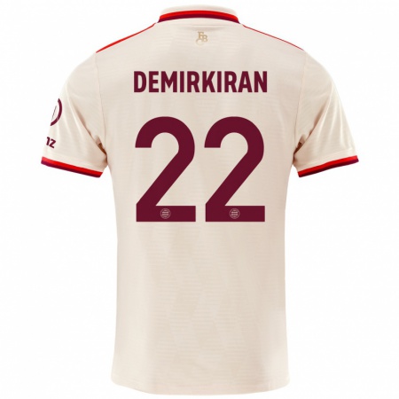 Kandiny Férfi Ediz Demirkiran #22 Vászon Harmadik Számú Jersey 2024/25 Mez Póló Ing