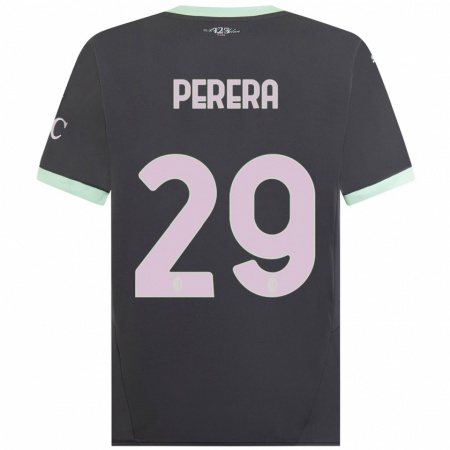 Kandiny Férfi Nirash Perera #29 Szürke Harmadik Számú Jersey 2024/25 Mez Póló Ing