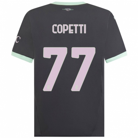 Kandiny Férfi Matilde Copetti #77 Szürke Harmadik Számú Jersey 2024/25 Mez Póló Ing