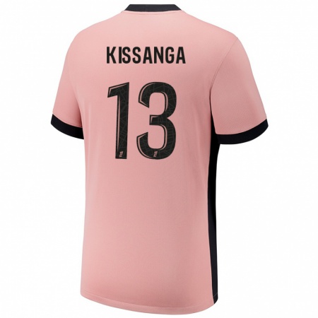 Kandiny Férfi Hugo Kissanga #13 Rozsda Rózsaszín Harmadik Számú Jersey 2024/25 Mez Póló Ing