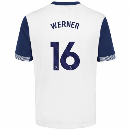 Kandiny Női Timo Werner #16 Fehér Kék Hazai Jersey 2024/25 Mez Póló Ing